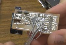 Миниатюрный USB программатор для AVR микроконтроллеров