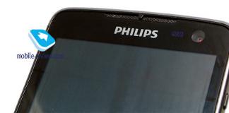 Philips Xenium W732 - Mga Detalye