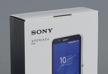 Преглед на Sony Xperia E4: прифатлив модел во нов дизајн